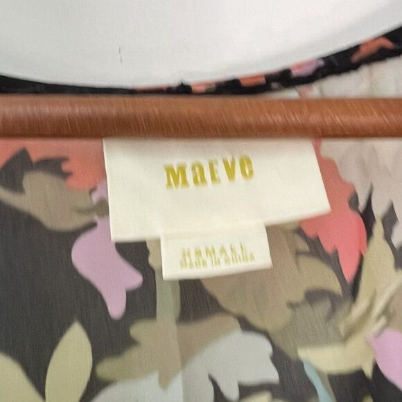 Anthropologie Maeve Violetta Black Floral Babydoll Swing Dress - Picture 9 of 10